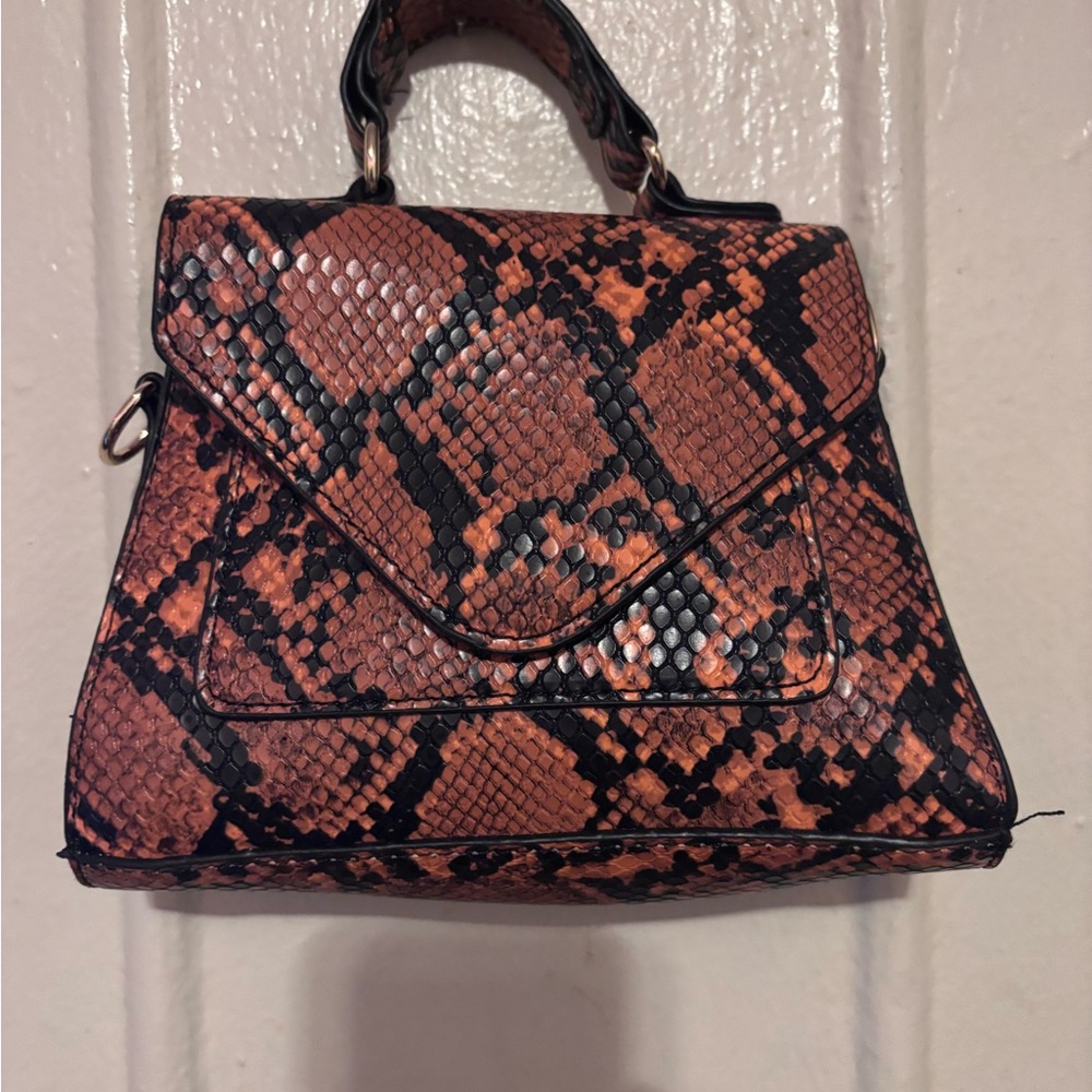 Snake Print Handbag